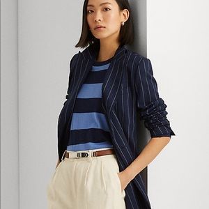 Polo Ralph Lauren Navy Pinstripe Blazer